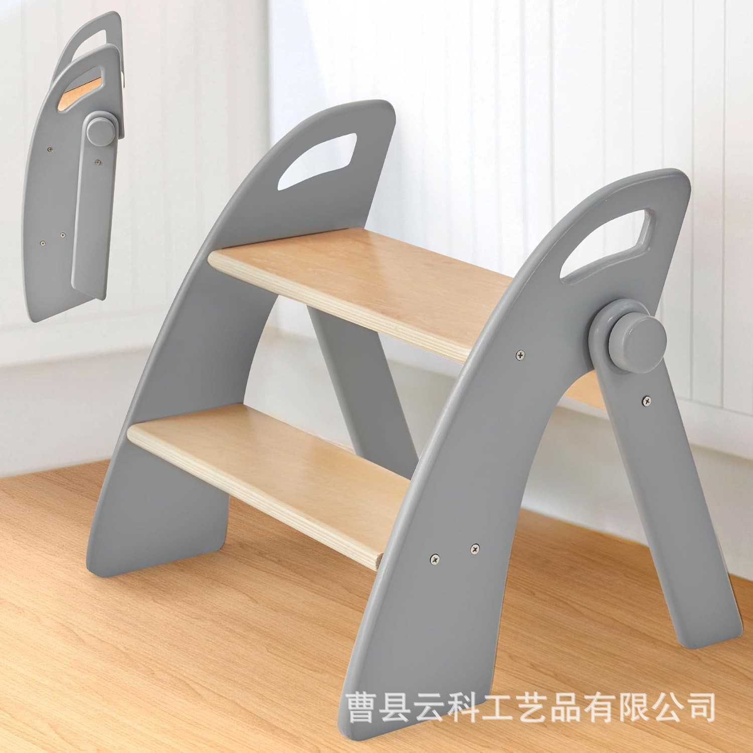 Cross-Border Household Non-Slip Heightening Wooden Small Bench Children's Wooden Elephant Climbing Chair Baby Hand Washing Footstool