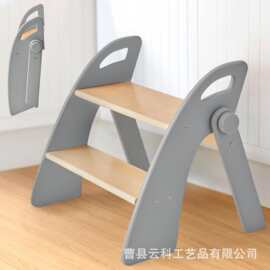 跨境家用防滑增高木制小板凳儿童木制大象登高椅宝宝洗手垫脚凳
