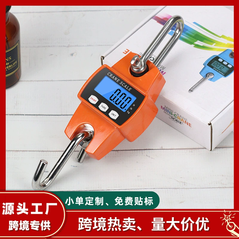 Электронные подвесные весы 300kg завод оптом 500kg Электронные весы висят на вождении портативные мини-крючки ручные весы