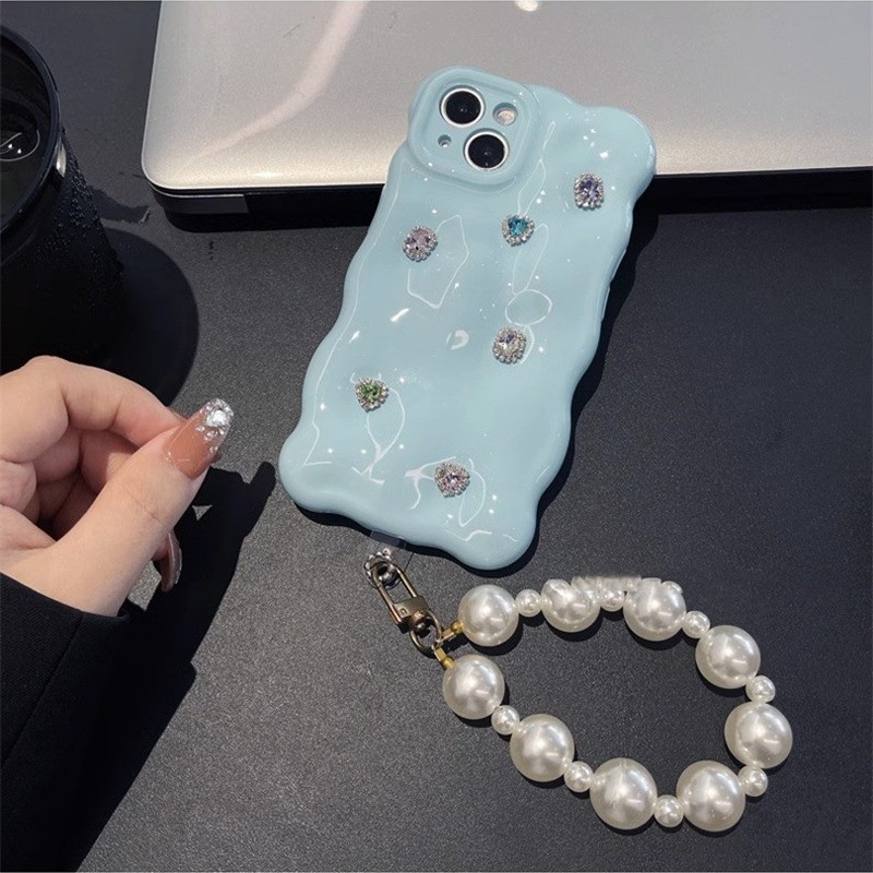 Phone Case New Year Luxury gems bracelet mobile phone case_voghion.com