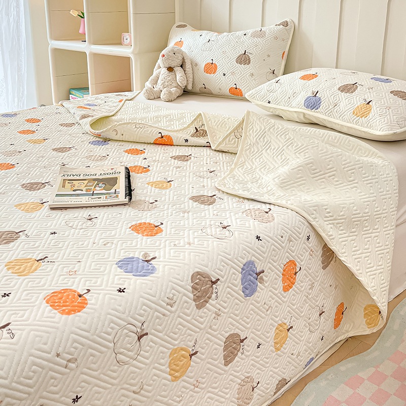 2024 nuevo producto de impresión de algodón cubierta de cama de algodón ins ventana doble cubierta de cama lavable a máquina multipieza conjunto exclusivo transfronterizo