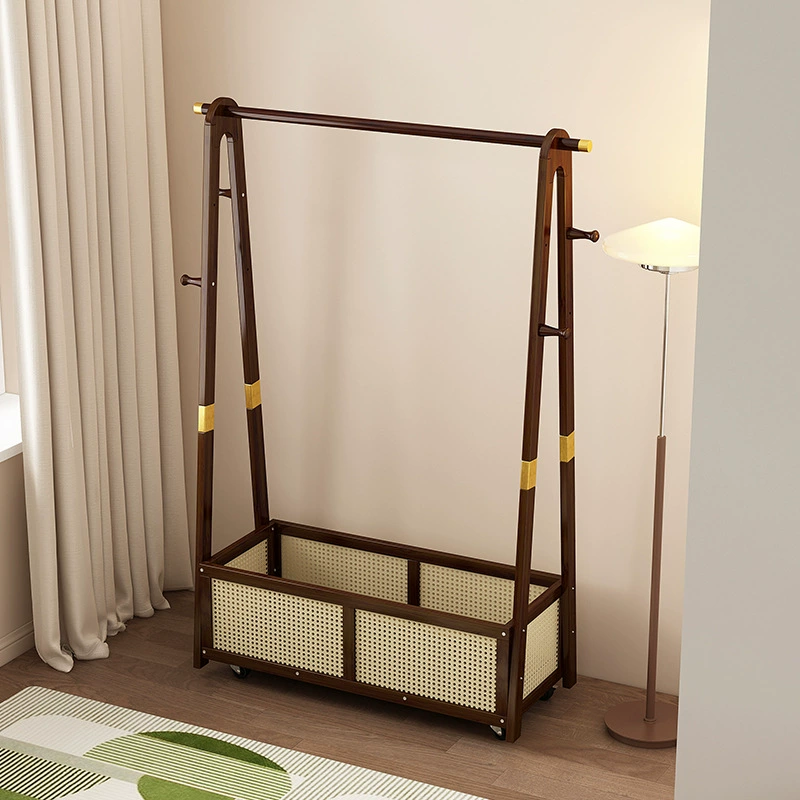 Напольные вешалки для спальни простые современные съемные японские имитации ротанга для хранения сливок стиль бытовой вешалки