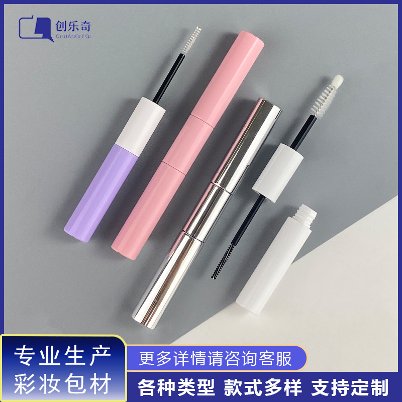 Double-End Mascara Glue Tube Container 4ml False Eyelash Glue Bottle Eyelash Waterproof Empty Bottle Double-End Glue Bottle Cross-Border