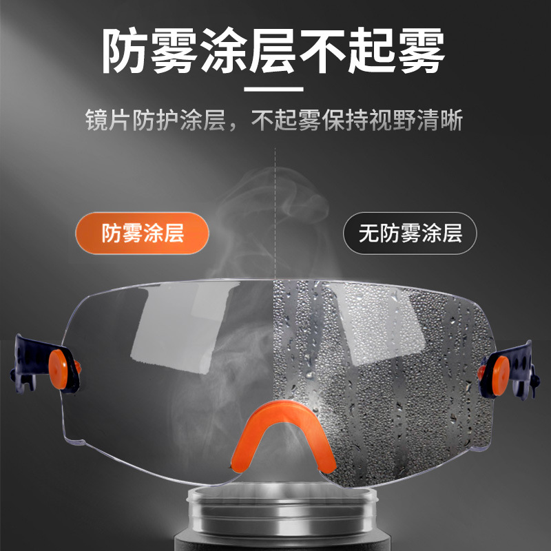 Industrial Safety Helmet & Protective Goggles Anti-Impact Anti-Fog 2