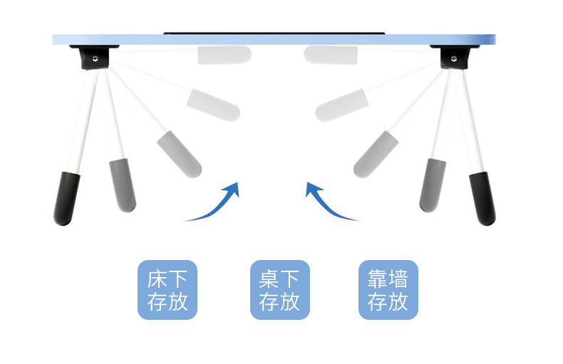 多用折叠桌多用厂家供应折叠电脑桌 床上折叠桌 懒人桌 学生宿舍小桌子 炕桌详情6