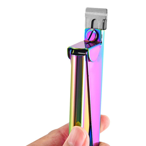 Carbon steel manicure one-line scissors U-shaped fake nail clippers flat-blade scissors French nail clippers nail clippers manicure tools wholesale