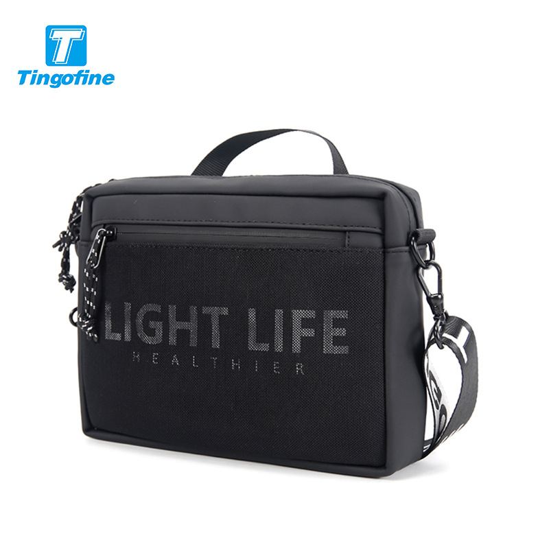 TGF跨境新品公文包商务时尚PU男包男士横款斜挎手提电脑包单肩包|ms