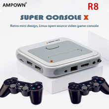 AMPOWN R8开源视频游戏机PSP模拟器双人对战经典怀旧游戏机n64 DC