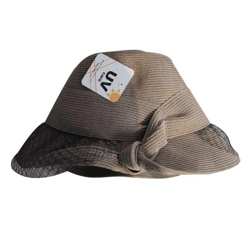 Eleganter Retro Sonnenhut Aus Mesh Stroh Mit Uv Schutz_voghion.com