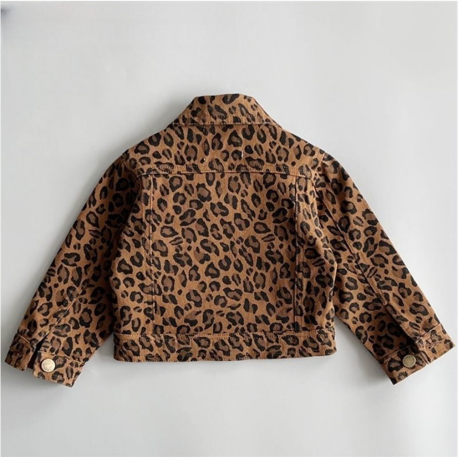 Japón ropa infantil medieval Hollywood leopardo chaqueta de moda chaqueta superior