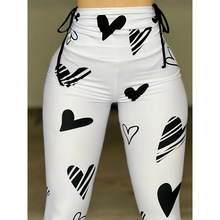 O 45531 Heart print yoga leggings ����ӡ�������٤��羳
