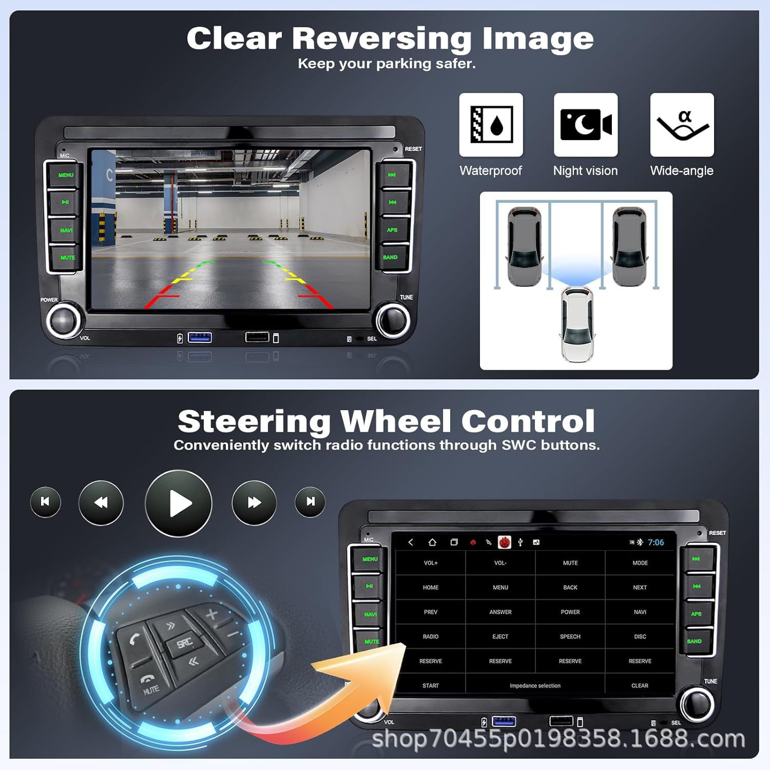 Suitable for Volkswagen VW Golf7 inch 8 inch 9 inch Android General Motors large screen central control all-in-one car navigation