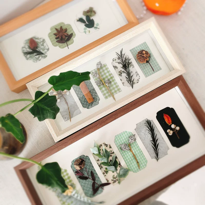Wooden photo frame, sample handmade, three dimensional cloth, DIY