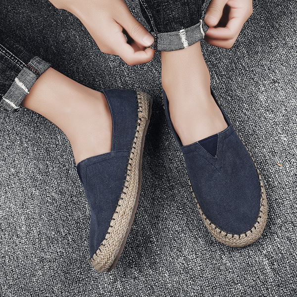 Summer breathable straw lightweight espadrilles