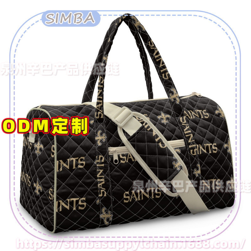 Tk's Popular Quilted Travel Handbag Can Be Customized for International Use, Clothing Storage Bag, Cross-Border Crossbody Luggage Bag Tk's Popular Quilted Travel Handbag Can Be Customized for International Use, Clothing Storage Bag, Cross-Border Crossbody Luggage Bag