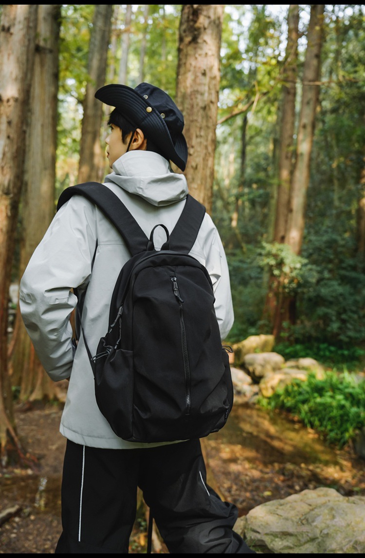 337g Weight Polyester Lining Material Sewing Thread Fashion Element Zipper Closure Type Double Shoulder Straps Strap Type Zipper Backpack Bags Type Holiday, Travel Occasion Oxford Cloth Material Waterproof Function Hiking Backpack Backpack Solid Color Pattern All Seasons Season Unisex Gender Classic Style, Sports Style Square Shape Large Size Waterproof Solid Color Holiday Travel Hiking Backpack 15