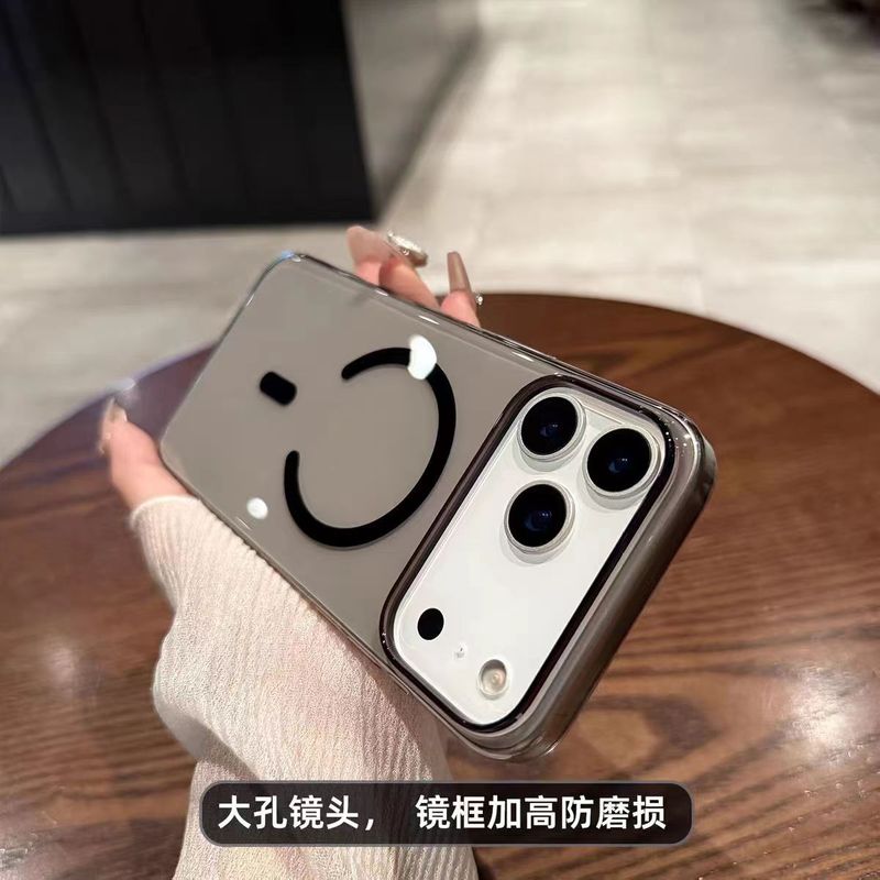 适用iPhone17PROMAX手机壳超薄高清PC透明磁吸苹果16简约防摔|undefined