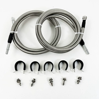 819-846 Repair Line Flexible Stainless Steel Braided Fuel Line Kit Compatible with 2004-2010 Chevrolet (Tubing) - 819-846