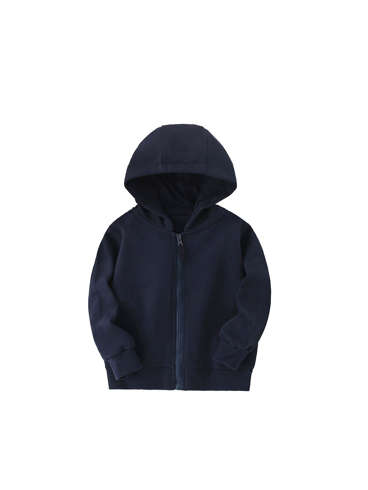 Malwee transfronterizo chaqueta de niño otoño y invierno nueva camiseta con cremallera con capuz Europa y América niños de manga larga suéter casual