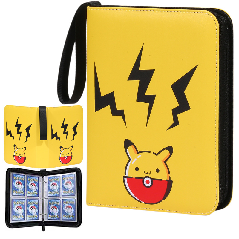 FUENTE fabricante en stock suministro baokemeng juego tarjeta colección libro Magic Baby Tarjeta de cremallera libro de almacenamiento