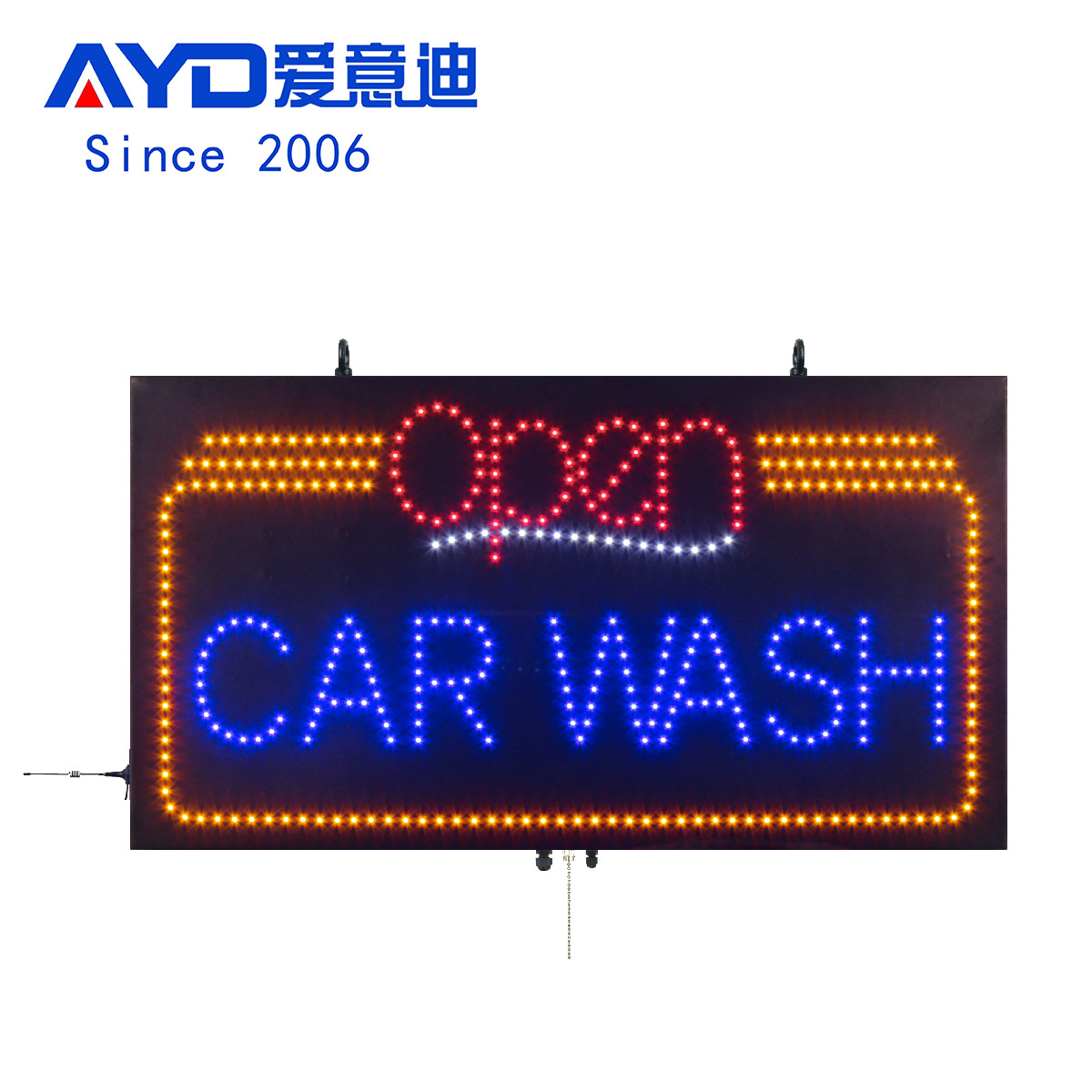 户外防水单面发光字 LED招牌灯箱门头广告牌标识外露灯订 做批发