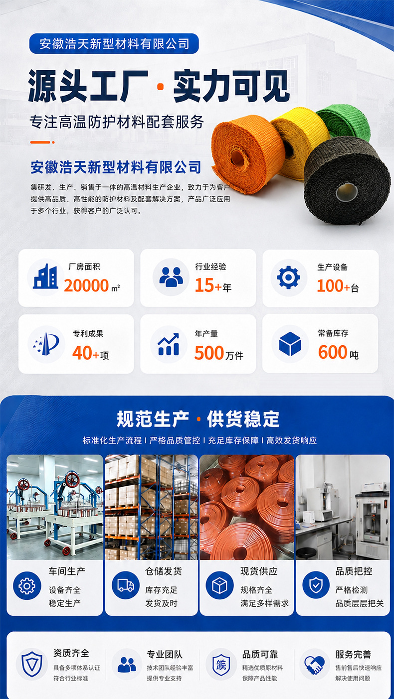 Fiberglass tape, banana tape, motorcycle exhaust pipe insulation tape, basalt tape, insulation cotton
