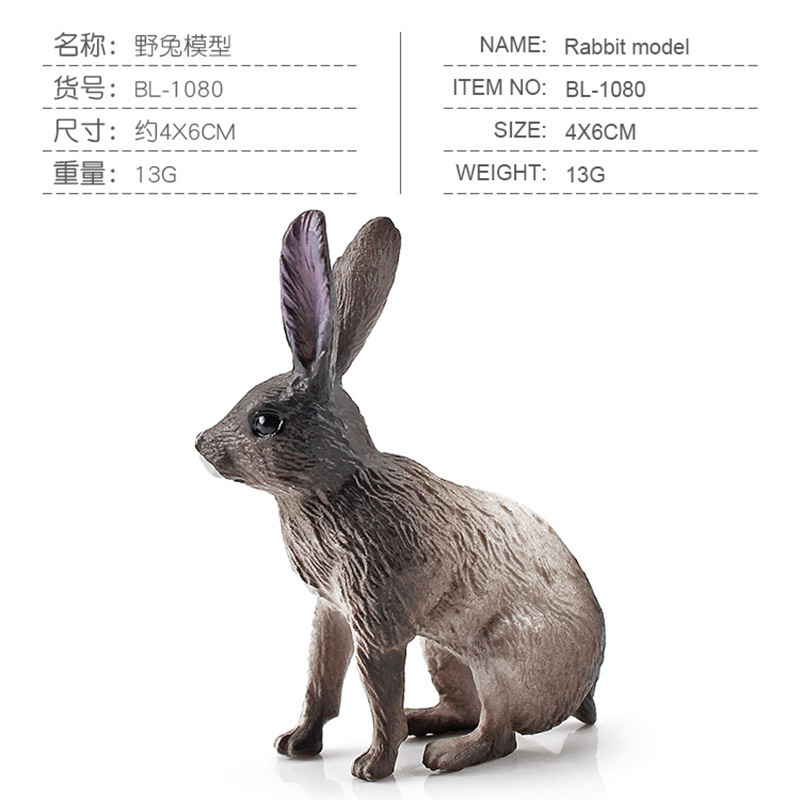 Simulación Granja modelo de juguete mini pollo pato ganso ganado ovejas aves de corral modelo Pequeño Animal Modelo En Miniatura Traje transfronterizo