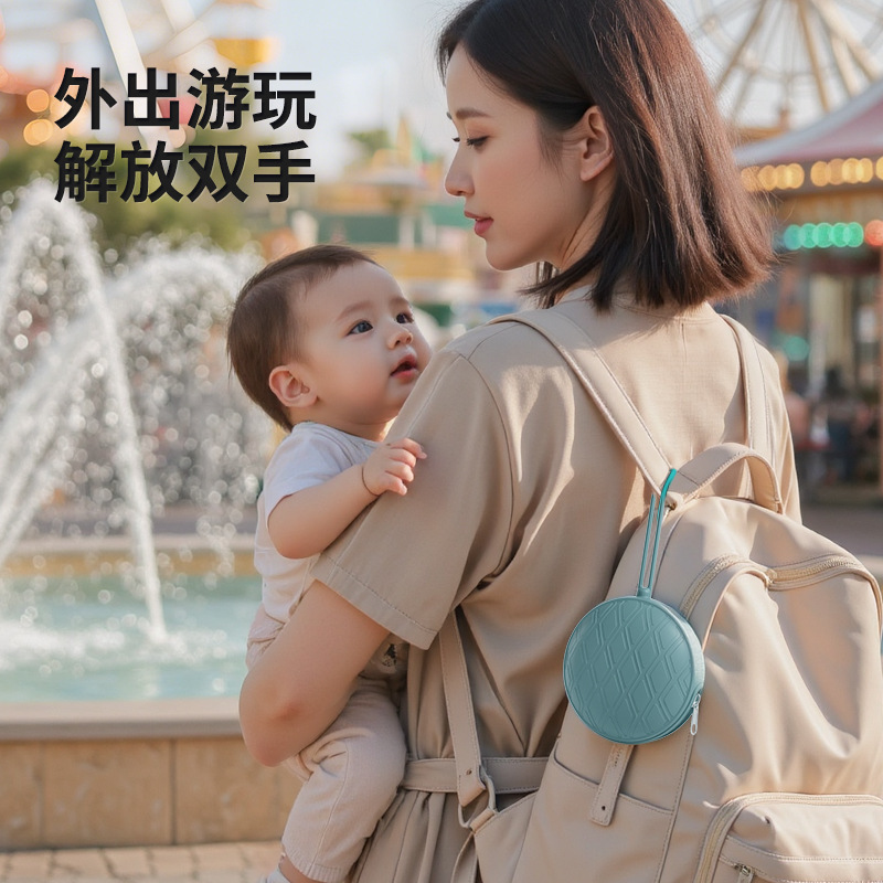 食用级硅胶奶嘴包收纳袋宝宝安抚硅胶防尘收纳包便携婴儿挂链袋|undefined