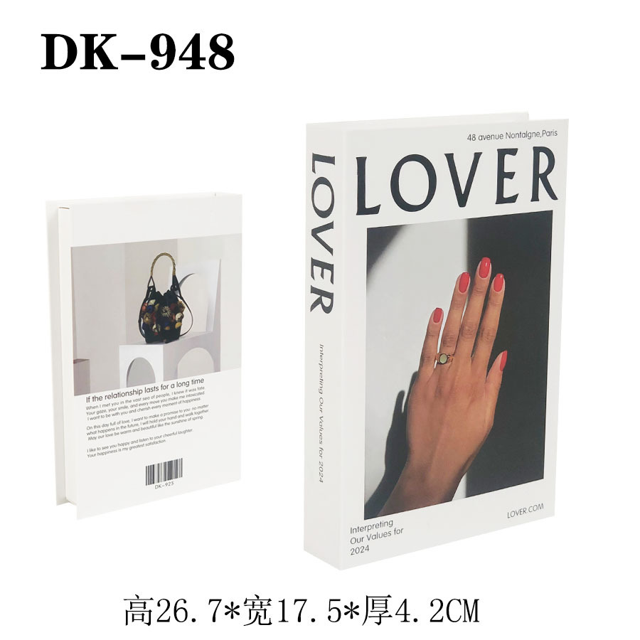 Libros falsos plegables estilo nórdico/INS, props de fotografía, decoración suave, muestra de fábrica