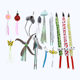 Factory Outlet Cross-border Cat Toys Insect Animal Shape Replacement Head Cat Interactive Pet Toys