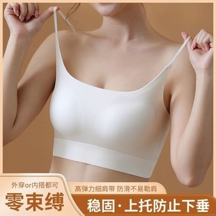10 Pieces of Disposable No-Wash Intimates Camisole Bra Anti-Exposure Student Military Training Disposable Travel Supplies