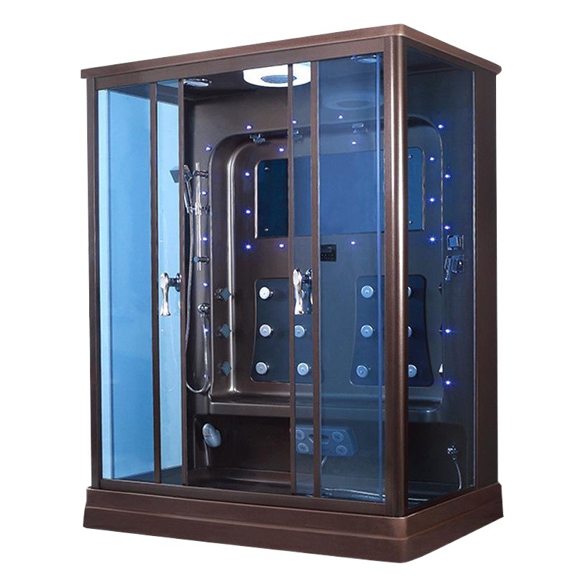 Cuarto de ducha integrado nuevo producto control informático acrílico baño de vapor completo gabinete ducha independiente