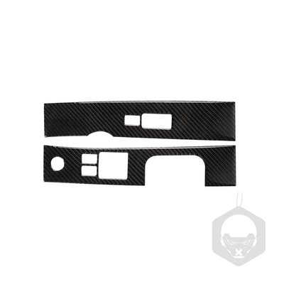 Lamp eyebrow carbon fiber glass lifting button - configuration-2-left-hand-drive