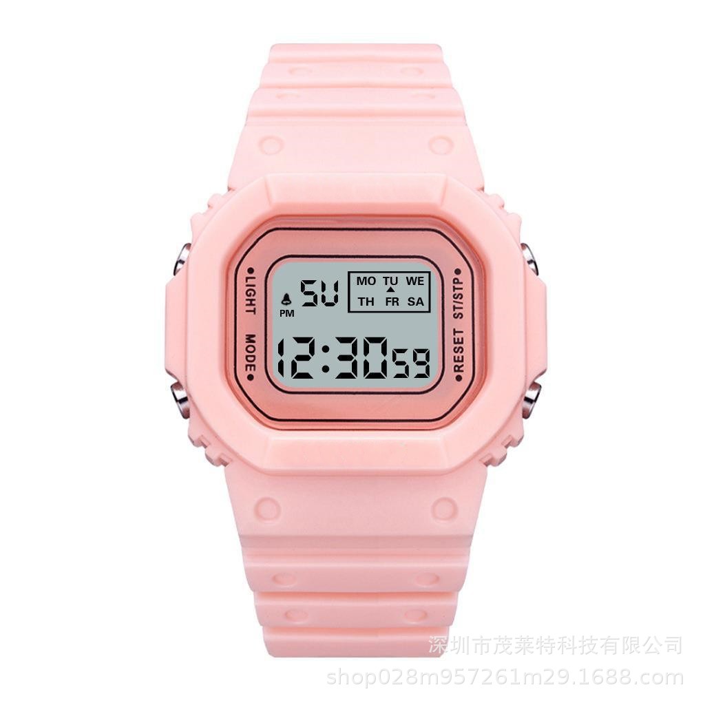 Unicornio reloj mujer estudiante simple chica luminosa hombres impermeable deportes coreano ins Colegio estilo reloj electrónico