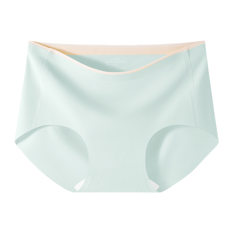 Yoga de seda de hielo sin costuras entrepierna alargada cadera de melocotón deportes entrepierna de algodón puro grado 10A entrepierna antibacteriana cadera anti-pellizco ropa interior de mujer