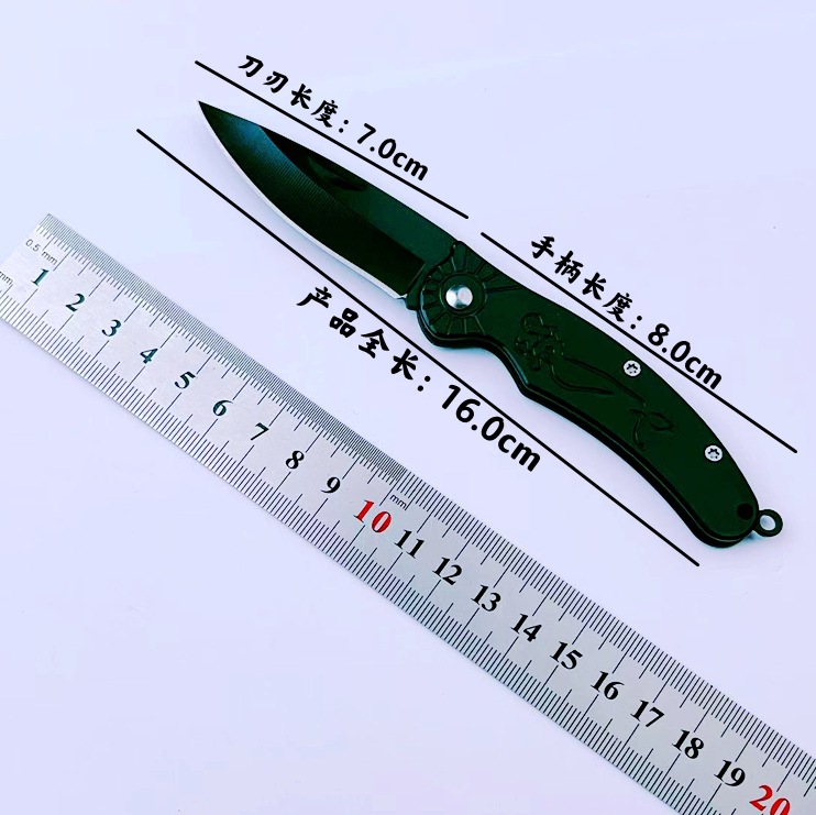 批发博斯顿206钥匙刀水果刀 便携开刃户外防身刀折刀 随身折叠刀