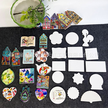 陶瓷磁性冰箱贴DIY礼品居家装饰旅游纪念品照片设计来图可订