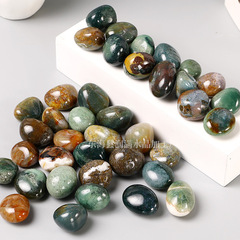 Ocean Jade Rolling Stone Large Particle Ornament Fish Tank Planter Landscape Flooring Decor Stone Mineral Specimen Manufacturer Supply