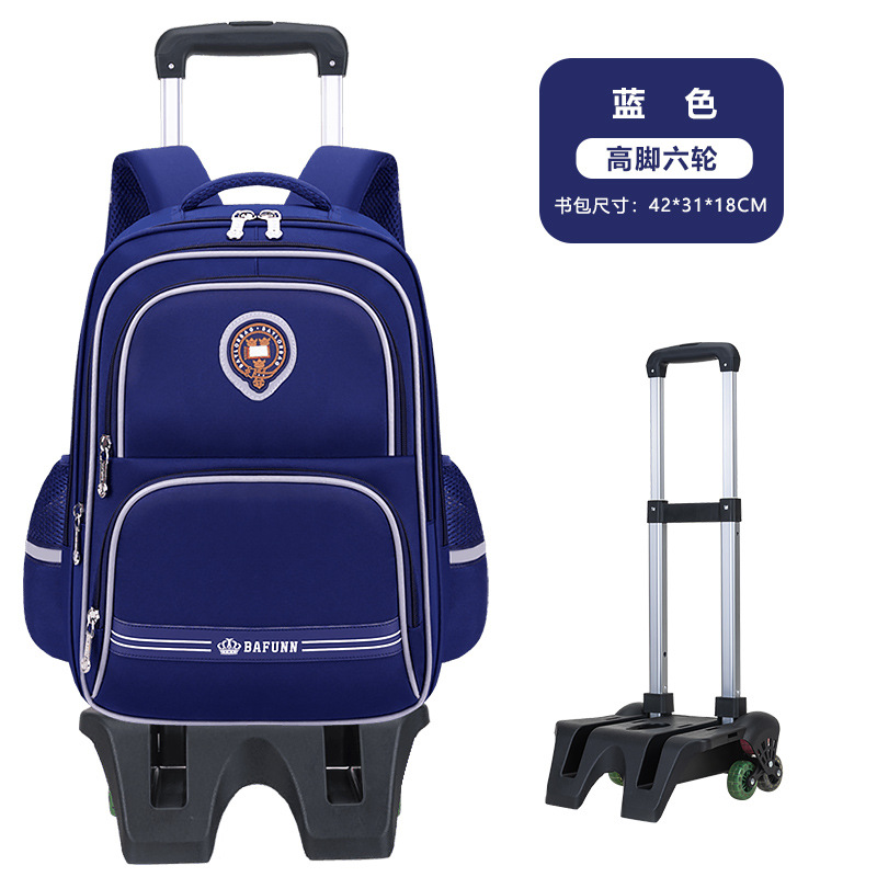 26 nuevas mochilas de tirón para niños y niñas 2 - 3 - 5 - 6 grados mochilas de hombro para niños de gran capacidad para reducir la carga