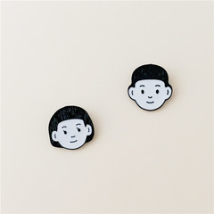 情侶頭像微章書包胸針 男日系女可愛情侶包配飾情侶禮物酷ins個性
