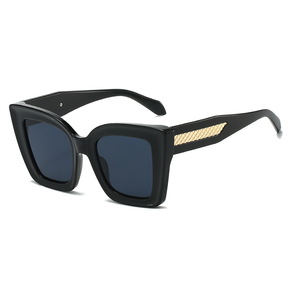 2025 New Trendy Versatile Sunglasses With A High-End Feel, European And American Simple Square Design, Unisex_voghion.com