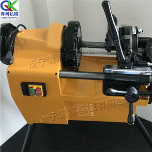 Small pipe threading machine movable portable thread processing machine automatic taper pipe thread forming machine