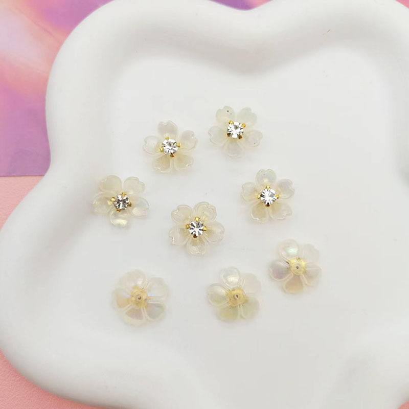 15mm镶钻烫金五瓣花花托diy配件装饰包包服装鞋帽手工花朵辅料|undefined
