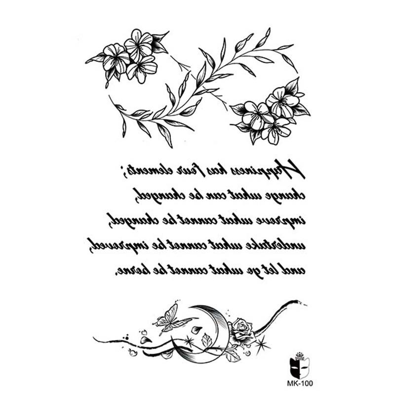 Animal blanco y negro desechable pegatinas de tatuaje belleza pegatinas de tatuaje moda estética patrón de personalidad dama pegatinas de tatuaje