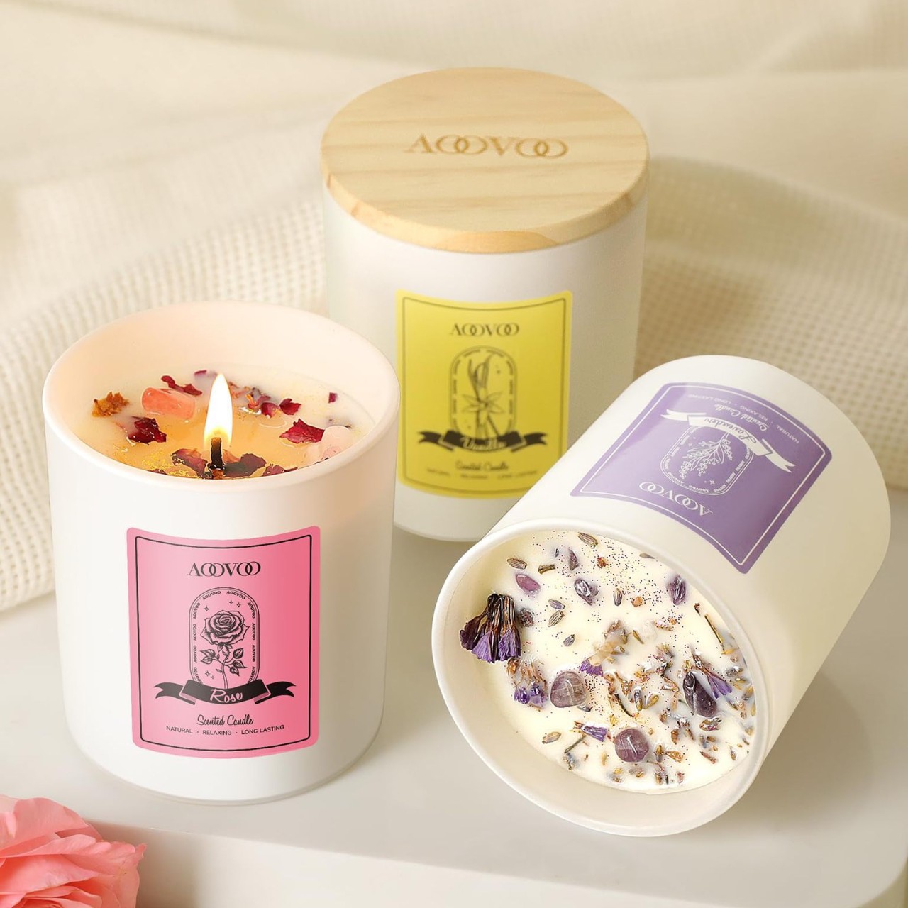 Lavender vanilla aromatherapy contains rose