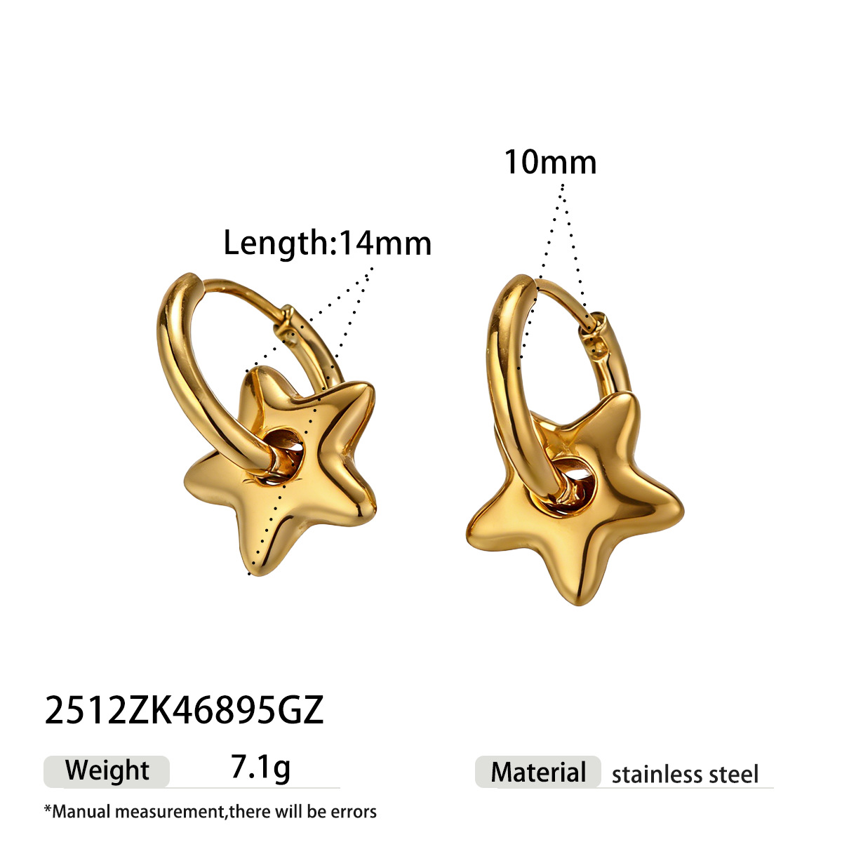 Taina europa y americana auriculares de acero inoxidable lujosos personales estilo de lujo universal estrellas colgantes pendientes de acero de aluminio nicho de alta calidad para mujeres