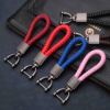 originality manual Braided rope automobile Key buckle Metal Horseshoe buckle Parts Factory Key pendant Hand rope