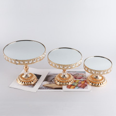 ヨーロッパの人気ケーキトレイ東南アジアwish装飾ケーキトレイ金属トレイ振り子クロスボーダー卸売り