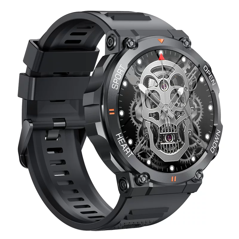 Кросс-граница K56Pro тризащитный умные часы с музыкой и погодой 1.39 дюйма, множественный мониторинг здоровья, режим движения