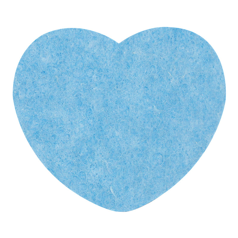 Venta caliente transfronteriza de pulpa de madera de algodón cara lavado soplo de compresión desechable lavado de cara soplo redondo en forma de corazón Toner limpieza lavado de cara artefacto